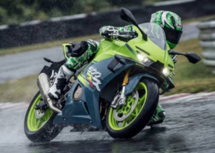 ZXMOTO 500RR Sportbike Midrange bermesin 4 Silinder, Capaian Top Speed Tembus 235 Km/Jam