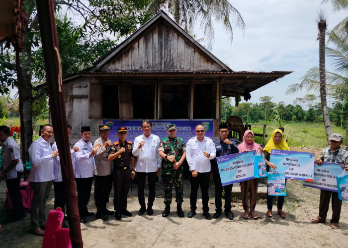 Warga Tanjung Rancing Kayuagung Terima Bantuan Bedah Rumah dan Sanitasi