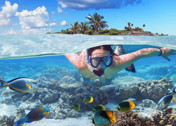 Snorkeling di Pulau Lengkuas, Belitung Bikin Mabuk dan Kecanduan!