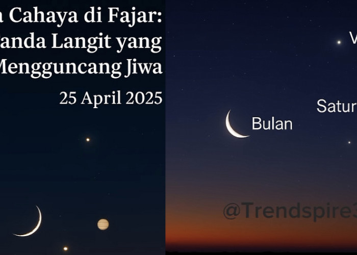 Langit Subuh 25 April Bertabur Senyuman! Fenomena Langka Ini yang Akan Terjadi