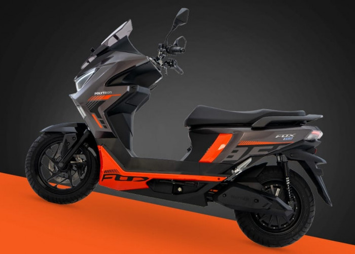 Motor Listrik Polytron Fox 350 Generasi Terbaru, Tawarkan Jarak Tempuh hingga 130 Km 