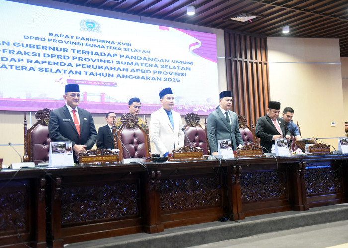 Pemprov Sumsel Jawab Fraksi DPRD: Siap Optimalkan Pendapatan dan Pelayanan Publik 2025