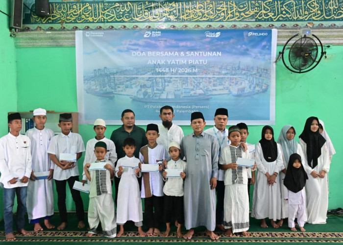 Pelindo Regional 2 Palembang Gelar Kegiatan Sosial dan Keagamaan serta Berbagi dengan Anak Yatim Piatu