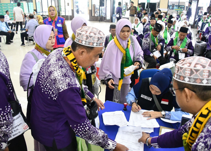 1 Jemaah Kloter 4 Embarkasi Palembang Dirujuk ke Rumah Sakit, Saat Hendak Masuk Asrama Haji Sumsel