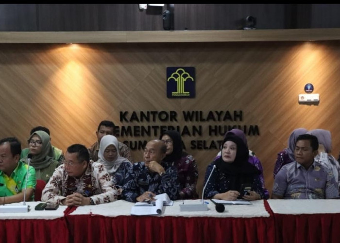 Kanwil Kemenkum Sumsel Harmonisasi 3 Raperkada Muara Enim, Fokus Air Minum dan Investasi