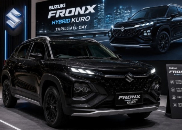 Suzuki Fronx SGX Hybrid Kuro Makin Gagah, Bawa Teknologi Hybrid dan Fitur Baru
