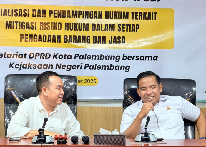 Sekretariat DPRD Kota Palembang Gelar FGD Bersama Kejari Palembang Bahas Mitigasi Risiko Hukum Pengadaan