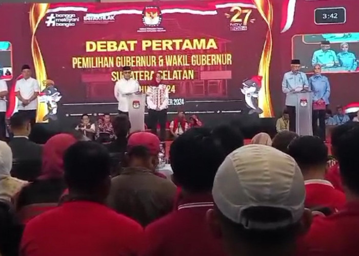 Debat Perdana Cagub Sumsel, Herman Deru: Program 1 Desa 1 Rumah Tahfidz Jadi Benteng Penyalahgunaan Narkoba