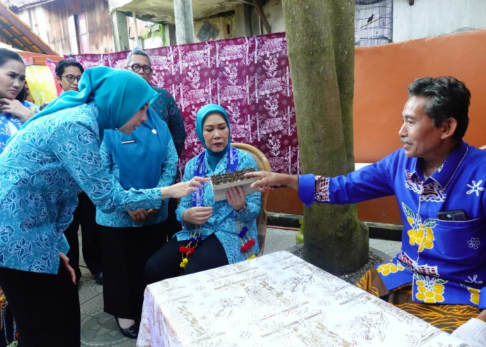 Ketua TP PKK Sumsel Feby Deru Resmikan Gedung Dekranasda OKI, Dorong Wastra Lokal Dipakai 