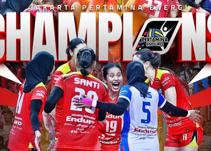 YES, Jakarta Pertamina Enduro Angkat Trofi Proliga Putri 2025, Libas Popsivo Polwan 3-0 