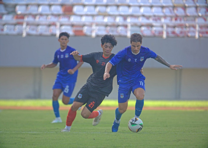 Sumsel United FC Uji Coba Tertutup di Stadion JSC, Tingkatkan Pemahaman Taktik Permainan Laga Home Away