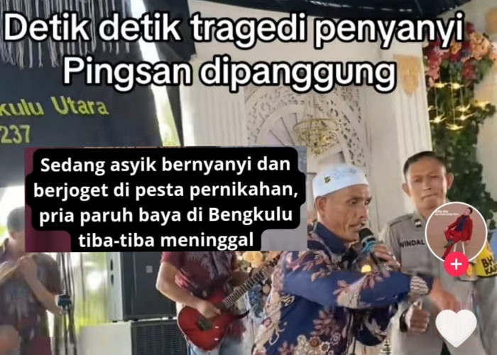 Innalillahi, Viral! Detik-Detik Pria Meninggal Saat Asyik Menyanyi Joget di Acara Pernikahan, Ini Penyebabnya