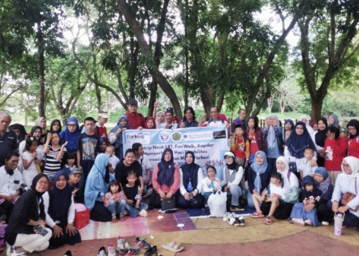 FORKESI Sumsel Gelar Edutrip LRT hingga Fun Walk, Kopdar Akbar Rayakan Hari Disabilitas Internasional