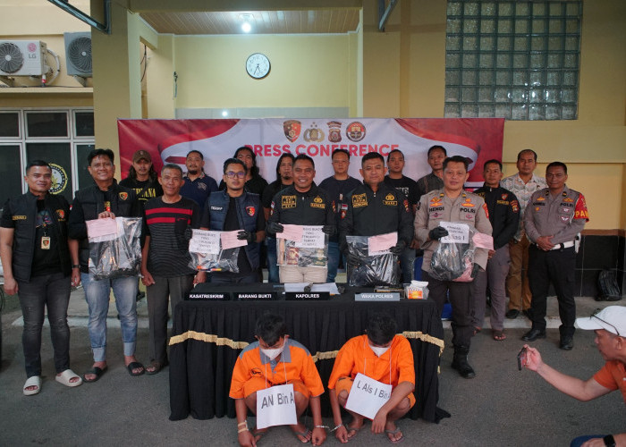 Dua Pelaku Pembunuhan di Kayuagung Diamankan Polres OKI Kurang dari 24 Jam