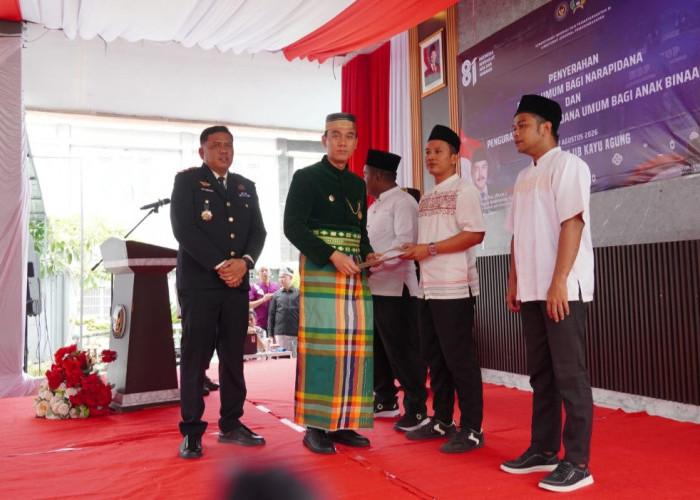 521 Warga Binaan Lapas Kayuagung Terima Remisi HUT ke-81 RI