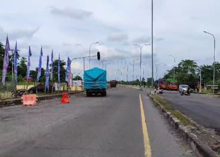 Lalin Jelang Tahun Baru Pengendara yang Melintas Exit Tol Celikah Kayuagung Masih Sepi