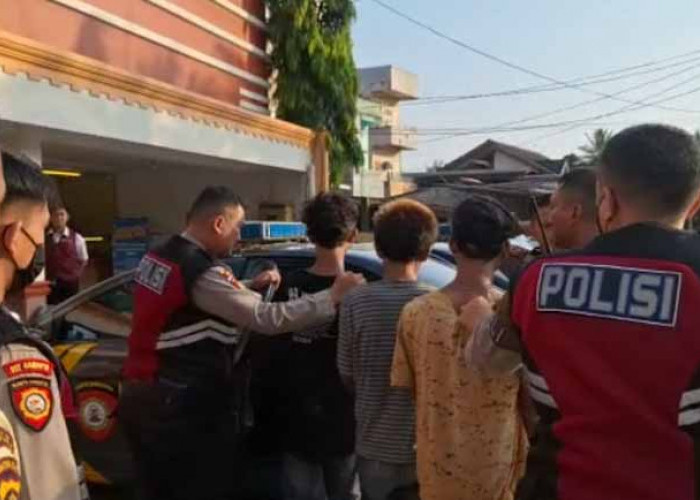 Jadi Pak Ogah di Jalan Basuki Rahmat, 3 Anak di Bawah Umur Diamankan Dit Samapta Polda Sumsel 