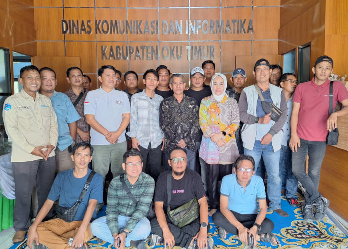 Pererat Silaturahmi, Diskominfo OKU Timur Gelar Halal Bihalal Bersama Wartawan
