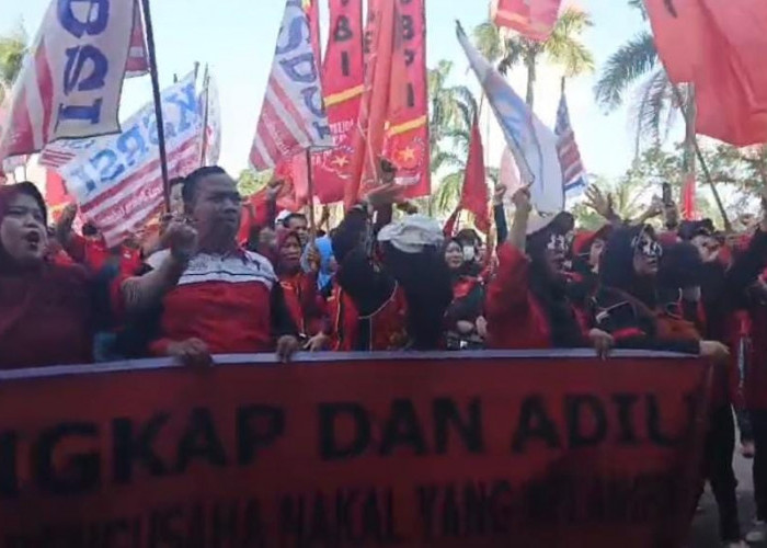 Buruh Minta Teken 9 Subsektor dan Bentuk Desk Ketenagakerjaan Polda Sumsel, May Day Berjalan Aman