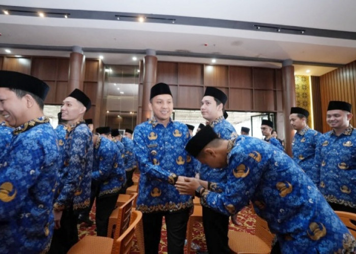 Bupati Ogan Ilir Ambil Sumpah dan Janji 122 PNS Baru, Pertama Kalinya Digelar di Wilayah Sumbagsel