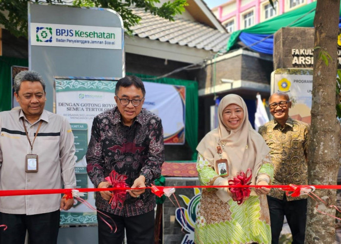 Sinergi Edukasi dan Ruang Hijau, BPJS Kesehatan Resmikan Taman Gotong Royong di Unsri