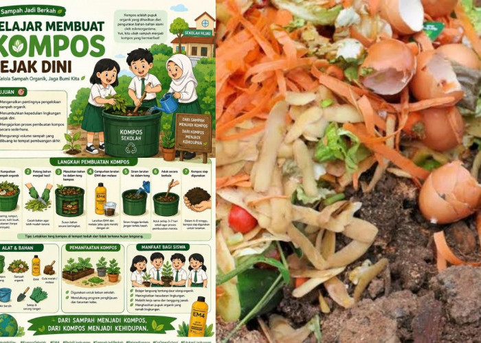 Mudah, Begini Cara Membuat Pupuk Kompos dari Sampah Dapur Sisa Makanan di Rumah