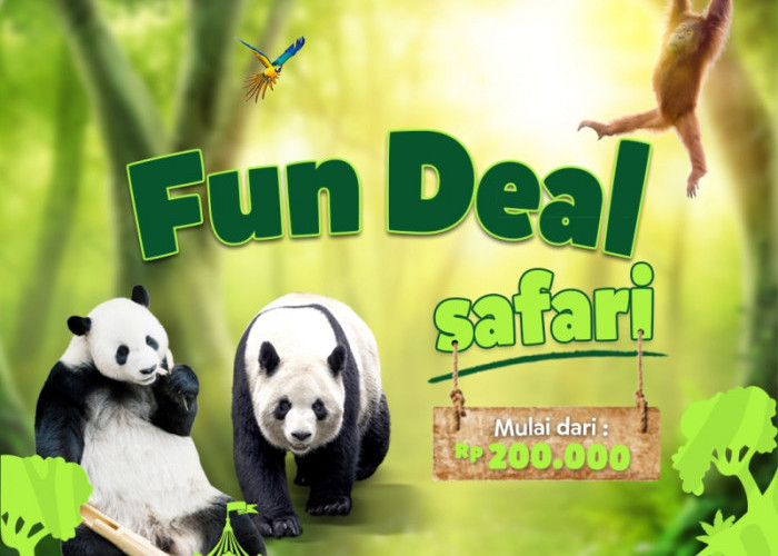 Promo Fun Deal November 2023, Masuk Taman Safari Bogor Free Voucher Makan Minum!