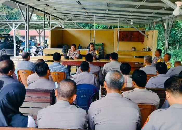 Polsek Tanjung Batu Terima Kunjungan Tim Supervisi Polres Ogan Ilir yang Dipimpin Wakapolres