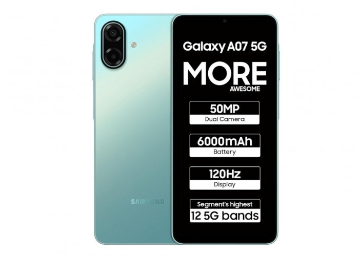  Harga Terbaru April 2026 Samsung Galaxy A07 5G, HP Andalan yang Cocok untuk Aktivitas Seharian Tanpa Charger 