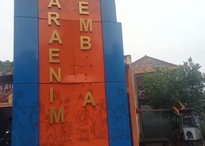 ALAMAK, Proyek Gapura Baru Selesai di Muara Enim Sudah Dirusak OTD