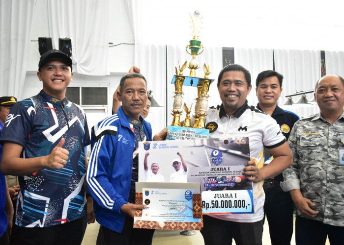 Turnamen Biliar Bupati OKI Cup Ditutup, Pebiliar Nasional Jadi Jawara
