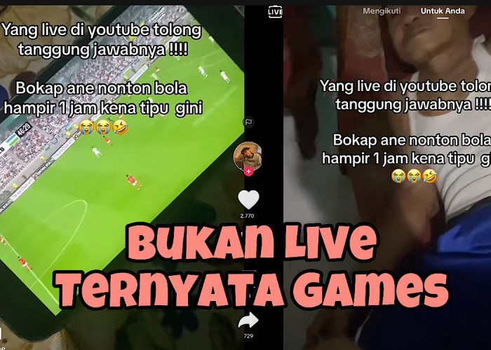 Kocak, Bapak Ini Sudah 1 Jam Nonton Live Timnas Indonesia vs Uzbekistan di YouTube Ternyata Games PS 5 