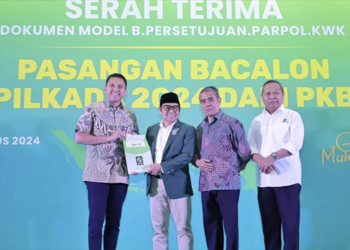 Pilkada Ogan Ilir 2024, Pasangan Panca-Ardani Terima B1KWK dari PKB, Potensi Besar Borong Partai 