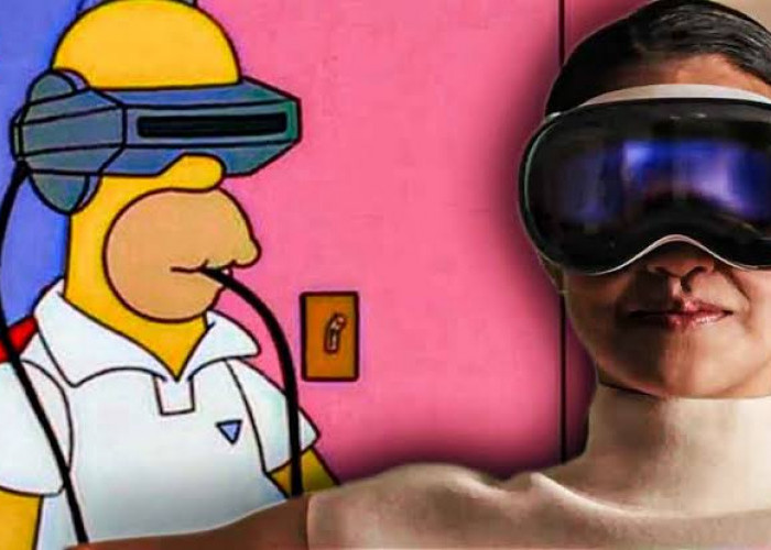Viral! Apple Vision Pro Sudah di Prediksi The Simpsons Sejak 2016, Kok Bisa?
