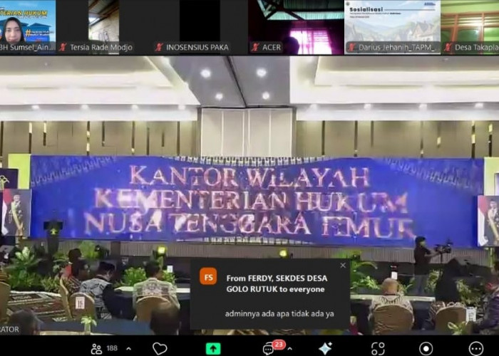 Ribuan Posbankum Desa Diresmikan, Kanwil Kemenkum Sumsel Nyatakan Dukungan