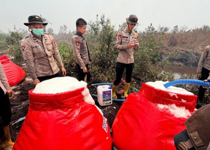Drone X-Fire Dikerahkan Menyasar Karhutla di Lahan Gambut OKI