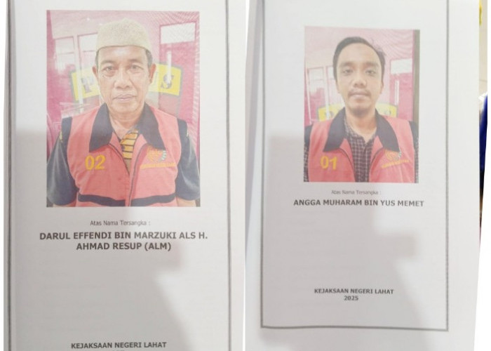 Berkas Dua Tersangka Korupsi Peta Desa Kabupaten Lahat Miliaran Rupiah Dilimpahkan ke PN Palembang