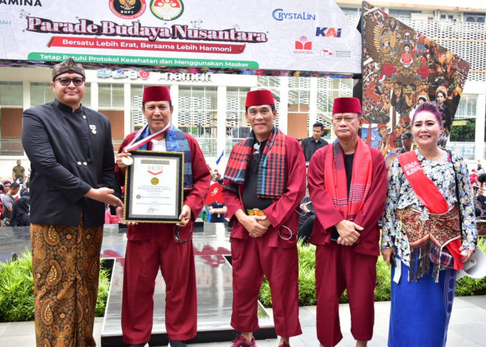 BNPT RI Pecahkan Rekor Muri pada Gelaran Parade Budaya Nusantara
