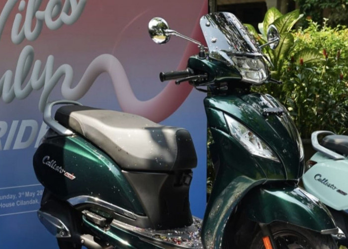 TVS Callisto 125 Emerald Green Tawarkan Fitur Melimpah dan Garansi Mesin 3 Tahun   