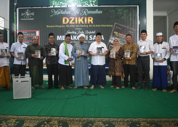 Warga NU Hadiri Launching Buku Melakoni Saja Karya H Subki Sarnawi 