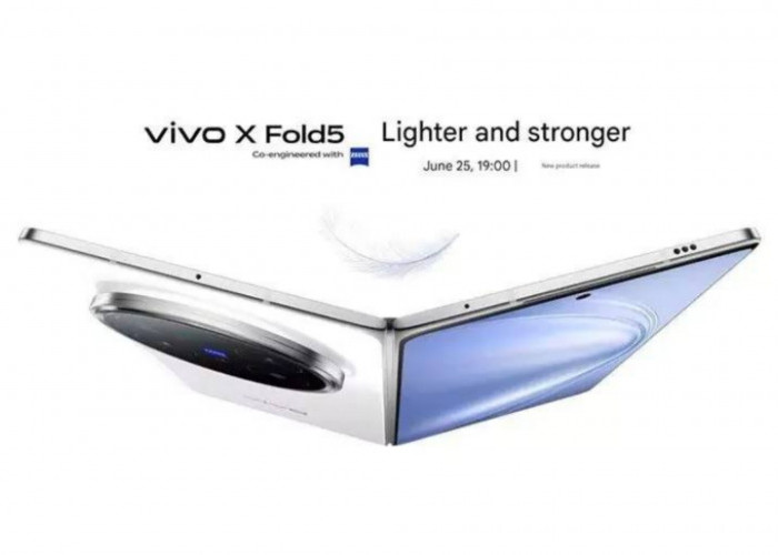 Fitur Unggulan Layar Vivo X Fold 5 Bawa Layar Panel LTPO AMOLED serta Kecerahan Puncak 4500 Nits