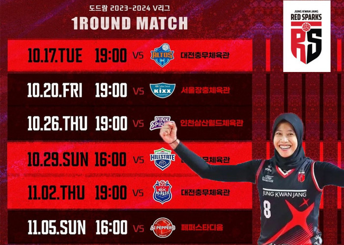 Jadwal Lengkap K-League Pekan Ini, Penutup Round 1 Tim Megawati Tanding Dua Kali 