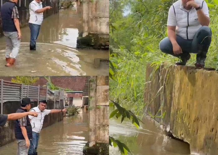 INI Langkah Kongkrit Sekda Aprizal Atasi Banjir di Kebun Bunga Usai Hujan Deras di Palembang