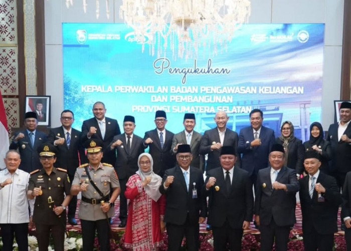 Hadiri Pengukuhan Kepala Perwakilan BPKP Sumsel, Wabup Ardani Sampaikan Pemkab Ogan Ilir Siap Bersinergi