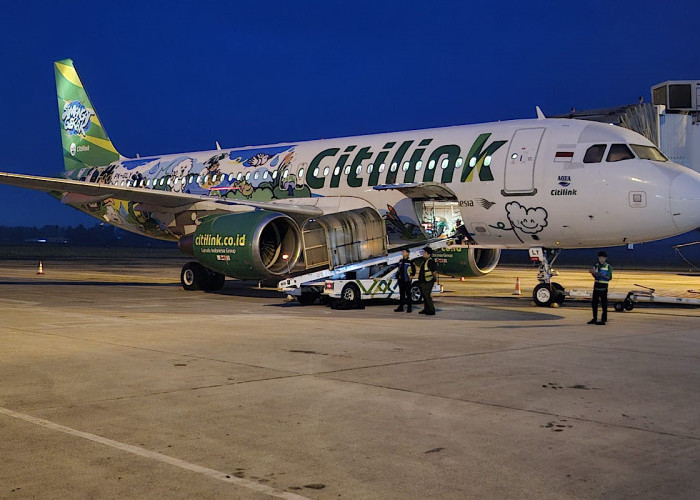 Bandara Internasional Sultan Mahmud Badaruddin II  Sambut Penerbangan Langsung Citilink Rute Yogyakarta