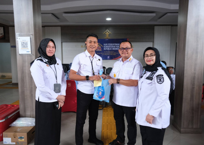 Kantor Wilayah Kemenkum Babel Gelar Donor Darah Peringati Hari Pengayoman ke-80