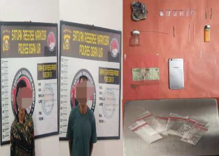 Operasi Tengah Malam di Pemulutan Ogan Ilir, 2 Pengedar Sabu yang Beraksi Bersama-sama Diringkus