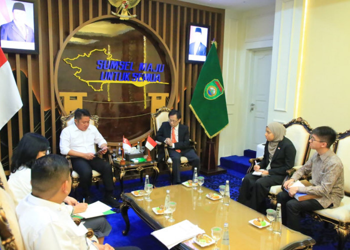 Gubernur Herman Deru dan Konjen Singapura Sepakat Perkuat Konektivitas Regional