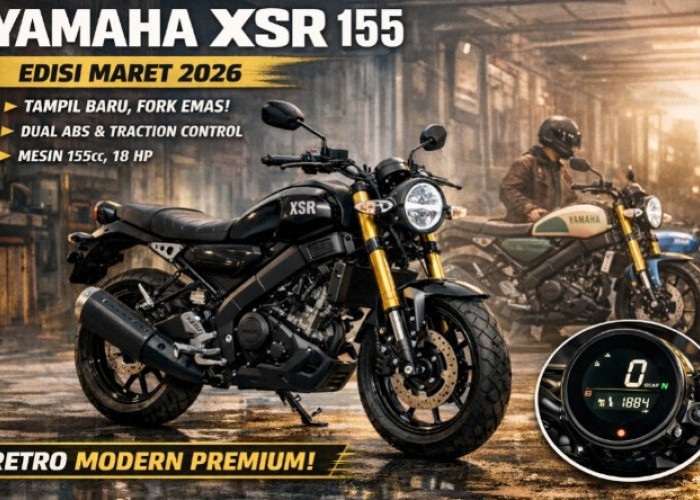 Yamaha XSR 155 Edisi Maret 2026 Resmi Meluncur, Bukan Sekadar Warna Baru! Ini Detail Perubahannya