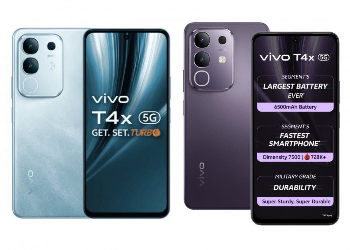 Spesifikasi Vivo T4x 5G Disupport Sertifikasi IP64 Punya Perlindungan Maksimal Cocok Buat Gen Z